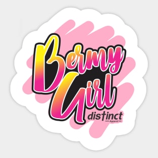 Bermy Girl (Graffiti) Sticker